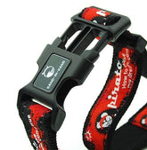 KUTKUT Dog Collar Combo Set | Matching Collar & Leash | Safety Set for Daily Outdoor Walking Running Training Small Medium Dogs Cats (Red, Adjustable Neck: 38cm - 54cm) - kutkutstyle